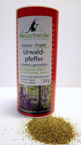 Urwaldpfeffer schwarz gemahlen