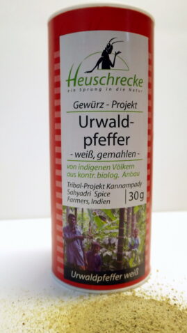 Urwaldpfeffer weiß gemahlen